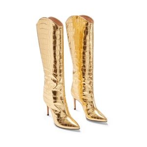 ISO Schutz maryana Boot in ouro gold!!